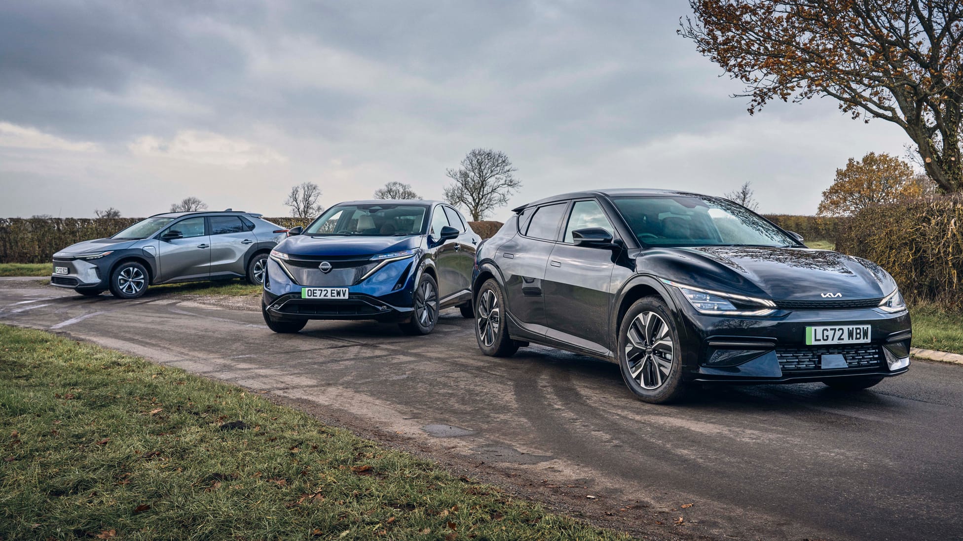 The big electric family car test: Kia EV6 vs Nissan Ariya vs Toyota ...